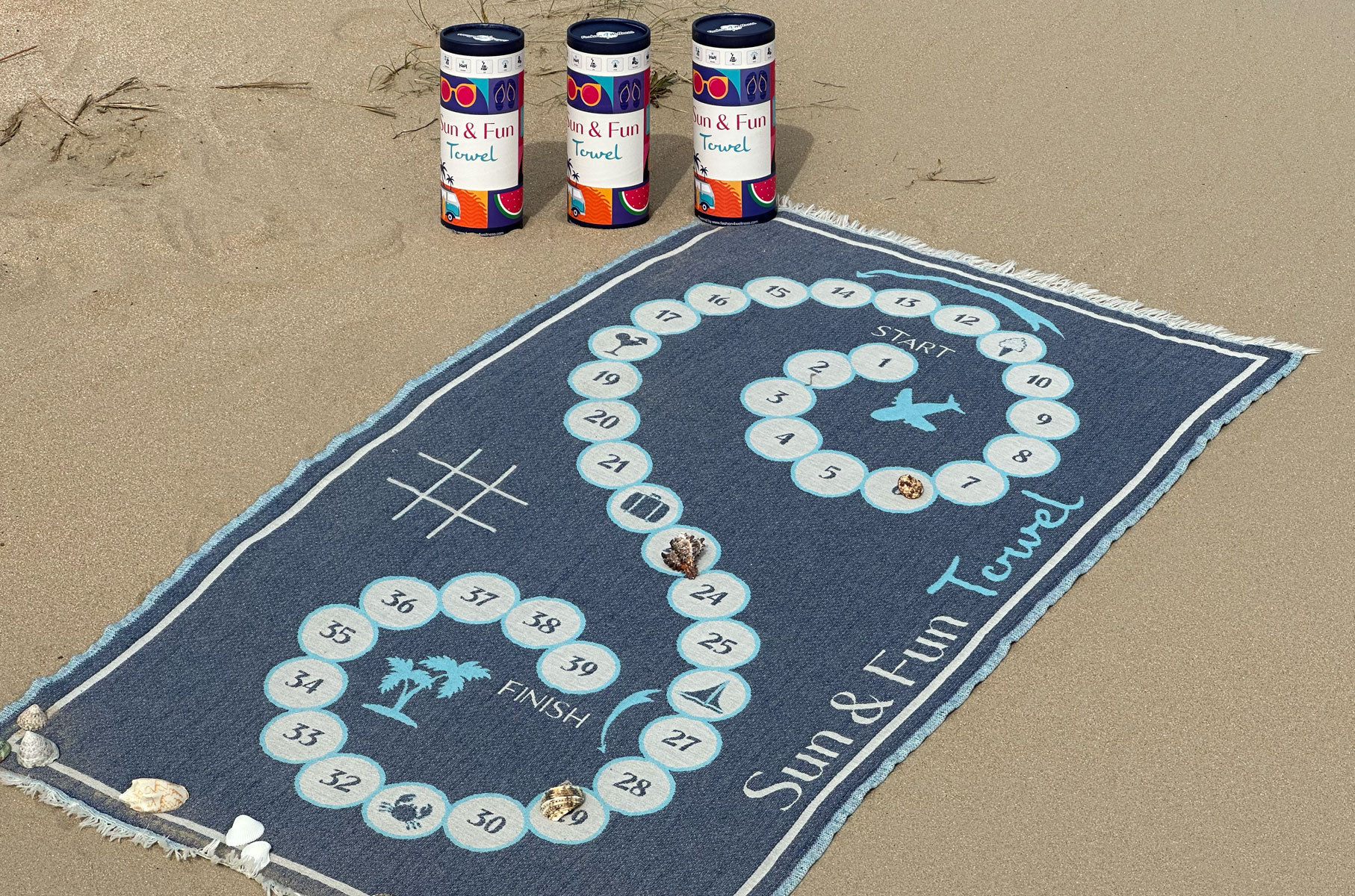 SUN and FUN game towel