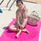 Hammam beachtowel Zennn Fuchsia