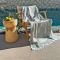 Hamamtuch Palm Beach Beige - Green