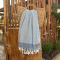 Hamamdoek Double Diamond Gibraltar Blue - Beige