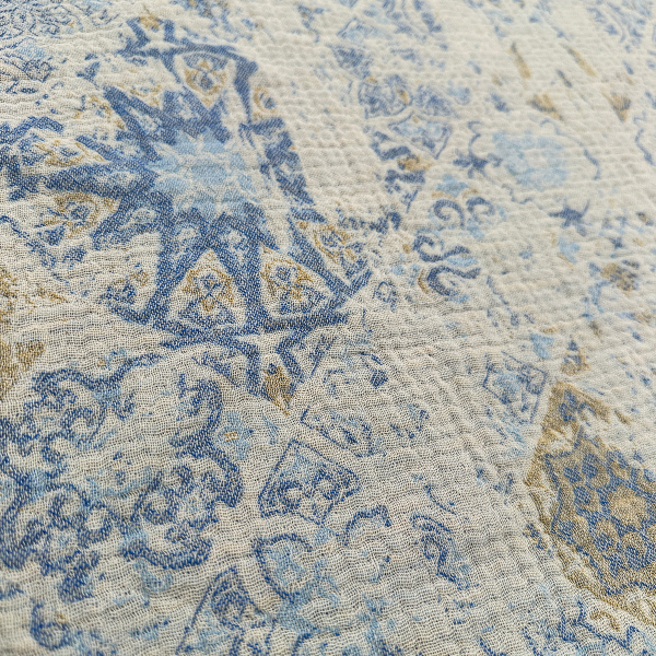 Peignoir hammam femme Santorini Blue