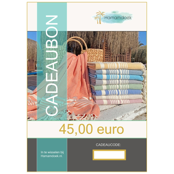 Chèque-cadeau 45,00 Euro 