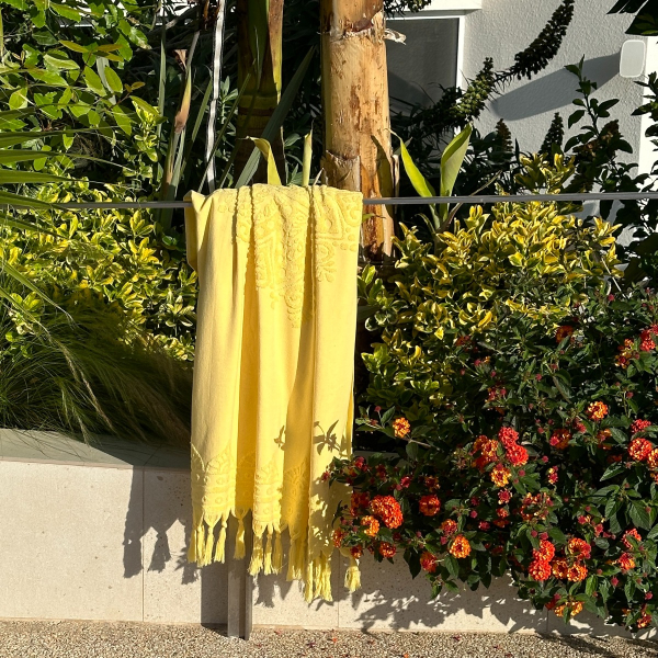 Hamam strandlaken Zennn  Butter Yellow