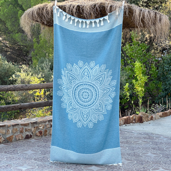 Hamamtuch Boho Petrol