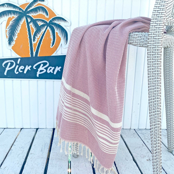 Fouta Plaj Powder Pink