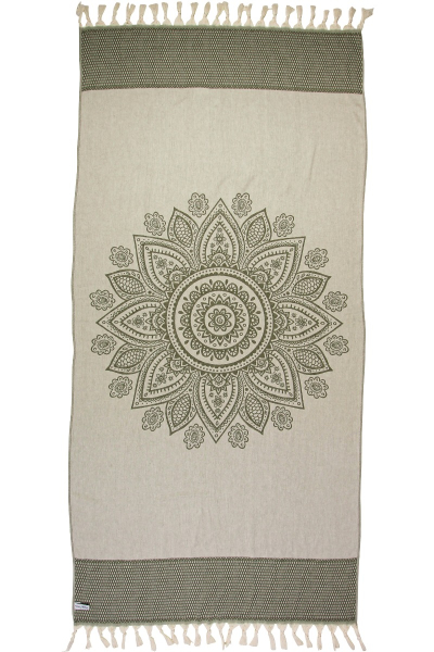 Hamamdoek Boho Chive Green