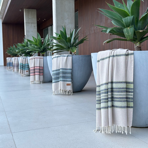 Hamamtuch Coconut  Beige - Pink