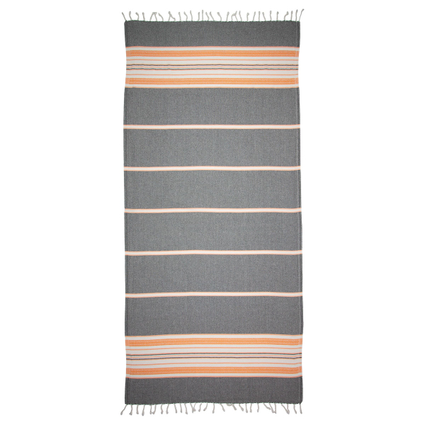 Hamamtuch Sea Me Black-Orange