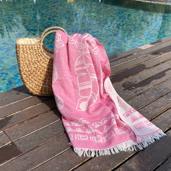 Hamamdoek Dreamcatcher Pink