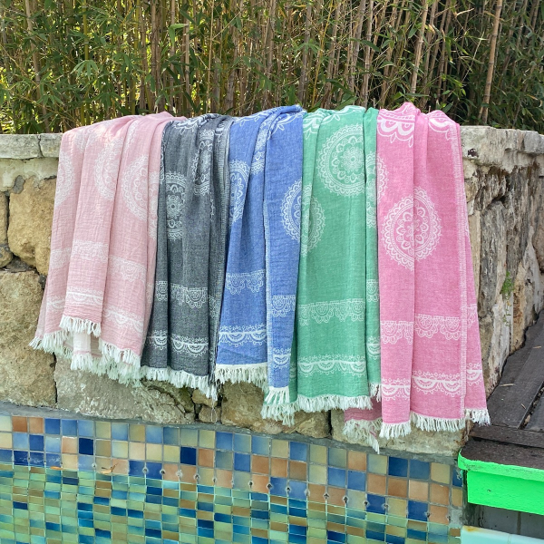 Hamamdoek Bohemia Pink