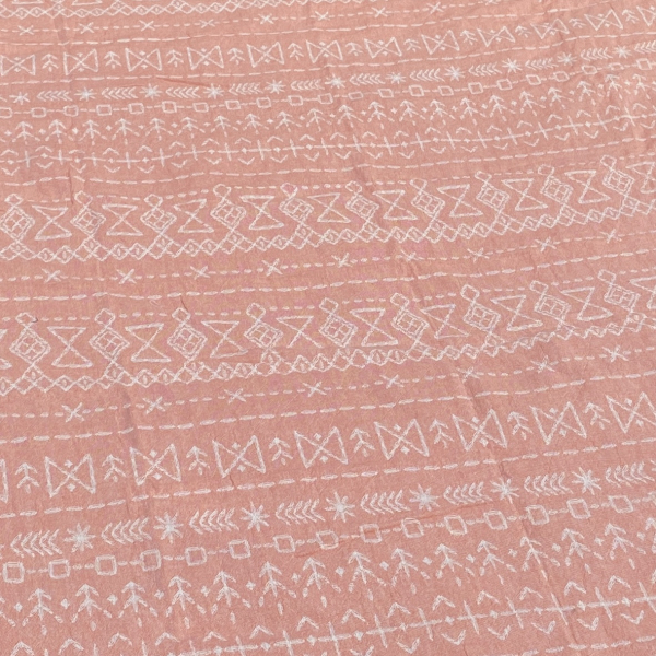 Großes Hamamtuch Mexica Orange Peach