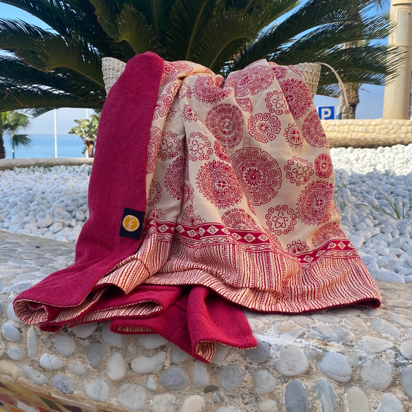 Batik Strandlaken Aztec Red