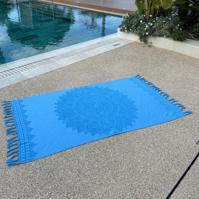 Hamam strandlaken Zennn Blue