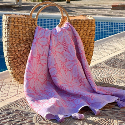 Hammamtowel
Daisy
Lilac - Fuchsia