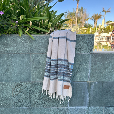 Hamamdoek
Coconut 
Beige - Petrol