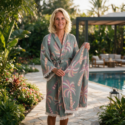 Hamam badjas dames
Tropicana
Green