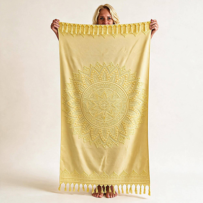 Serviette de plage hammam
Zennn 
Butter Yellow